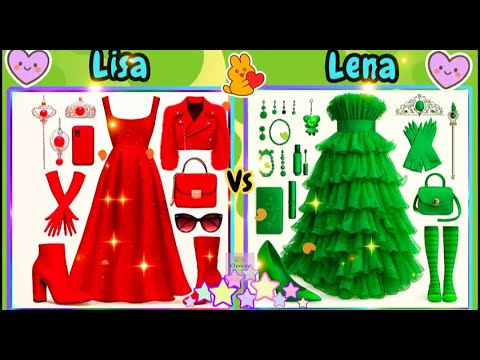 Lisa Vs Lena 💕/cute and cool choice🌈 #lisalena #viral #trending #lisa