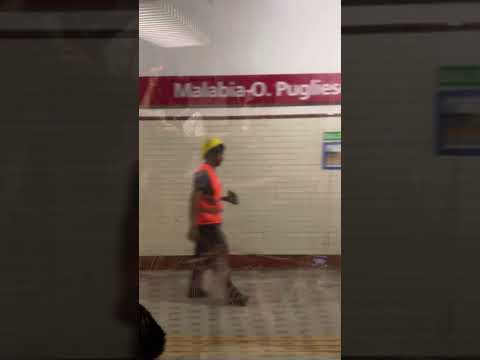 Así está quedando la estación Malabia Pugliese del Subte B de #buenosaires #shorts #cities #subte