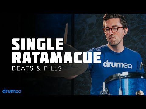 How To Play A Ratamacue On The Drums - Drum Rudiment Lesson