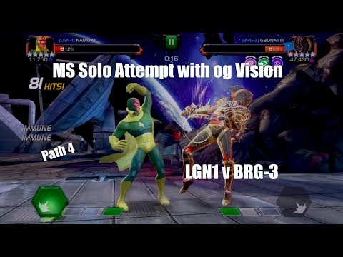 LGN-1 v BRG-3 - MS Solo Attempt with R4 og Vision - SEASON 2 - Tier 1 Alliance Wars No 20