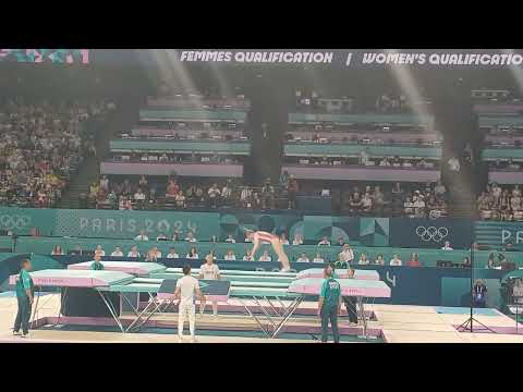 Labrousse Lea FRA Women's Trampoline Qualification 2nd Routine 2024 Paris Olympics