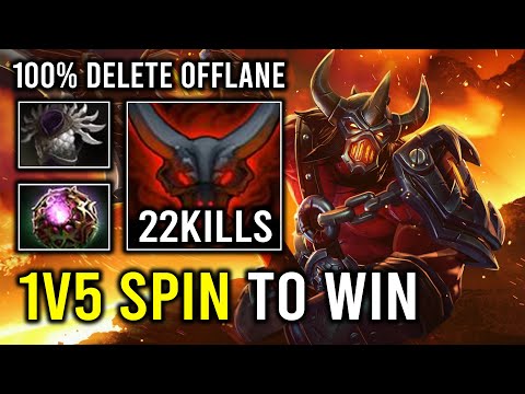 WTF 4Min Vanguard & 9Min Blink Unlimited Spin to Win 100% Deleted Offlane Carry Axe Dota 2