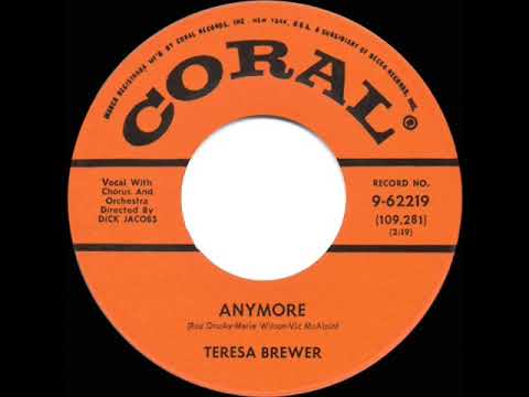 1960 HITS ARCHIVE: Anymore - Teresa Brewer