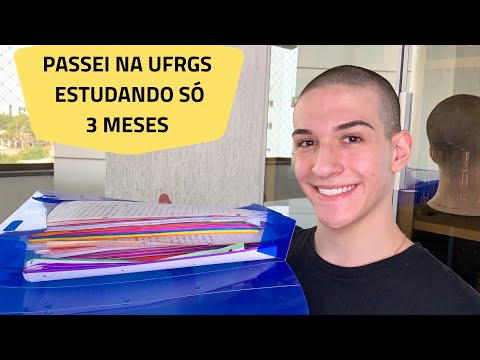 COMO PASSEI NA UFRGS ESTUDANDO SÓ 3 MESES? - #6 QUARENTENOU
