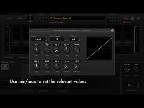 AX8 Basics - Setting Modifier Minimum and Maximum Values