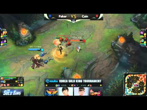 [THE SOLO KING] Faker vs Cain (Trận 1)