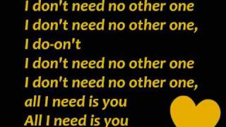 Taio Cruz- No Other One [[lyrics]]!
