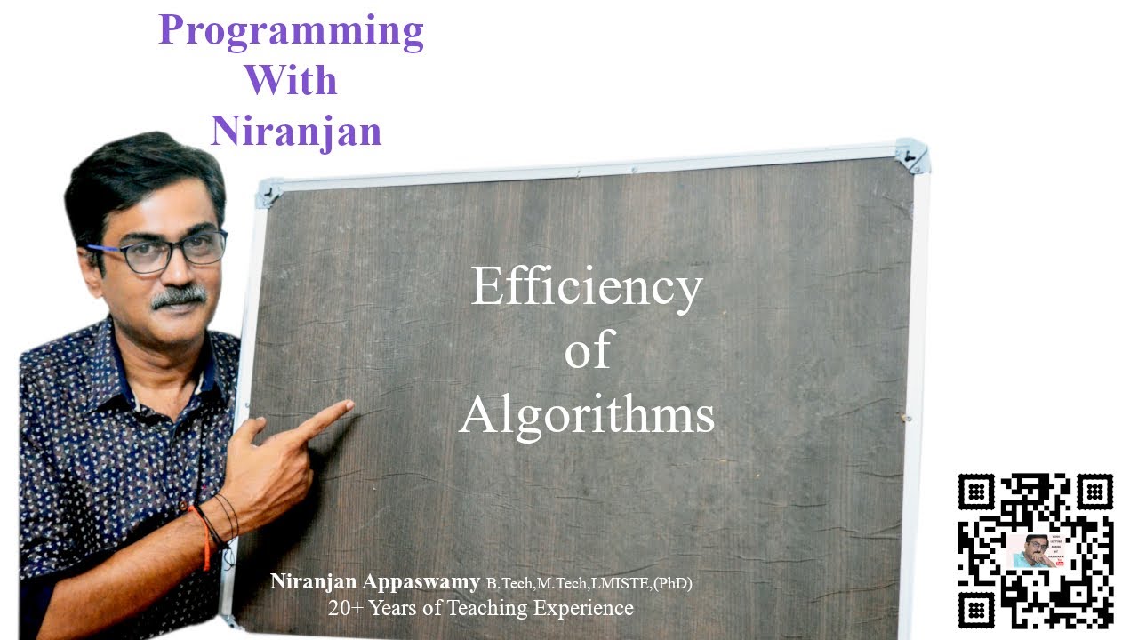 Efficiency of Algorithms made Simple