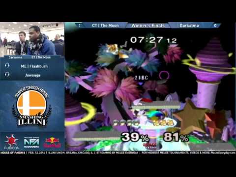 House of Paign 8 - Top 8, WF: CT | The Moon (Marth) vs. Darkatma (Fox)