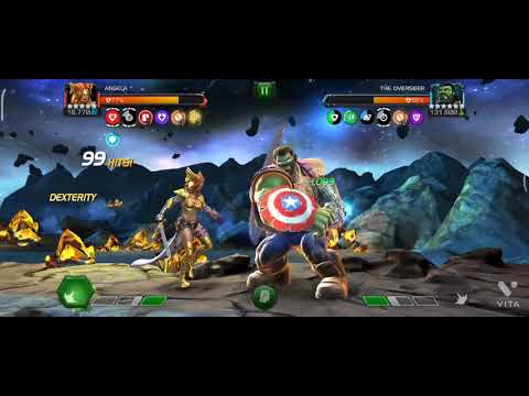 mcoc eternity of pain : anger week 2 | the overseer | both objectives with 5* angela