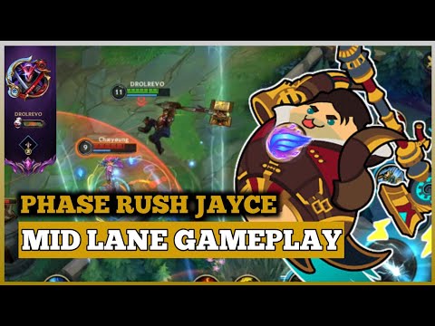 PHASE RUSH JAYCE IS GOOD?!! | JAYCE vs AKALI MIDLANE GAMEPLAY | WILD RIFT
