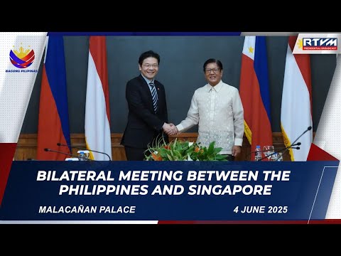 Bilateral Meeting between the Philippines and Singapore 6/4/2025