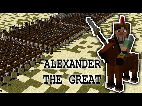 NPC WAR - Alexander the Great: Battle of Gaugamela in Minecraft
