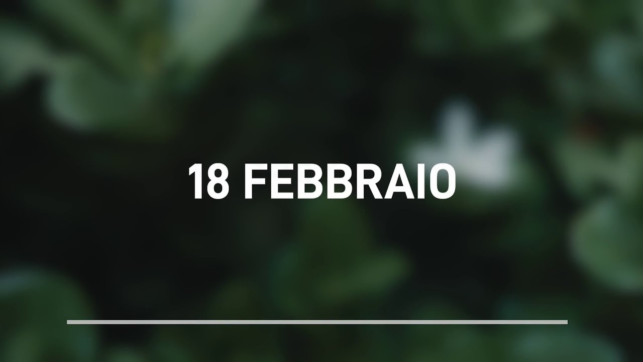 Meditazione Calendario “Parole di Vita” del 18 Febbraio 2023