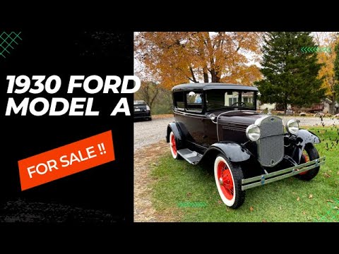 1930 Ford Model A Tudor Sedan - (4K Video) - Beautiful Classic Car!! Great story!