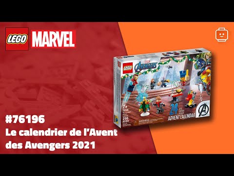 LEGO Marvel 76196 Le calendrier de l'Avent des Avengers LEGO 2021