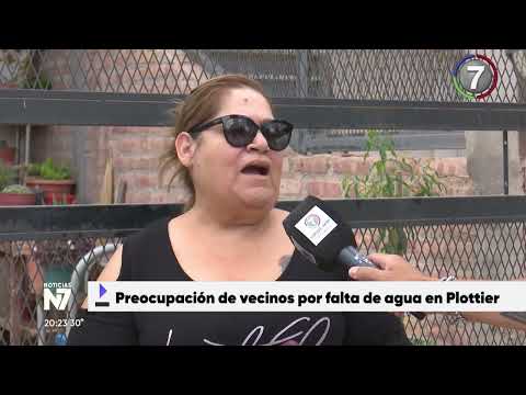 FALTA DE AGUA EN PLOTTIER
