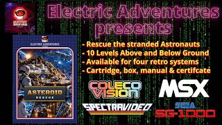 Electric Adventures Presents - Asteroid Rescue (Colecovision, MSX, Spectravideo, Sega SG-1000)