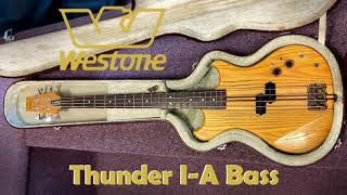 Video thumbnail for My Gear: 1982 Westone Thunder I-A Bass Guitar by William Wise Music