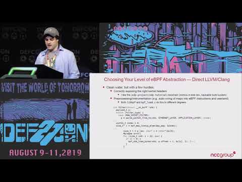 DEF CON 27 - Jeff Dileo - Evil eBPF In-Depth Practical Abuses of an In-Kernel Bytecode Runtime
