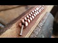 Homemade Cuban Link Bracelet From Copper Wire