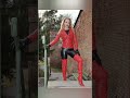 Very Best Combination Of Leather Leggings With Leather Boots