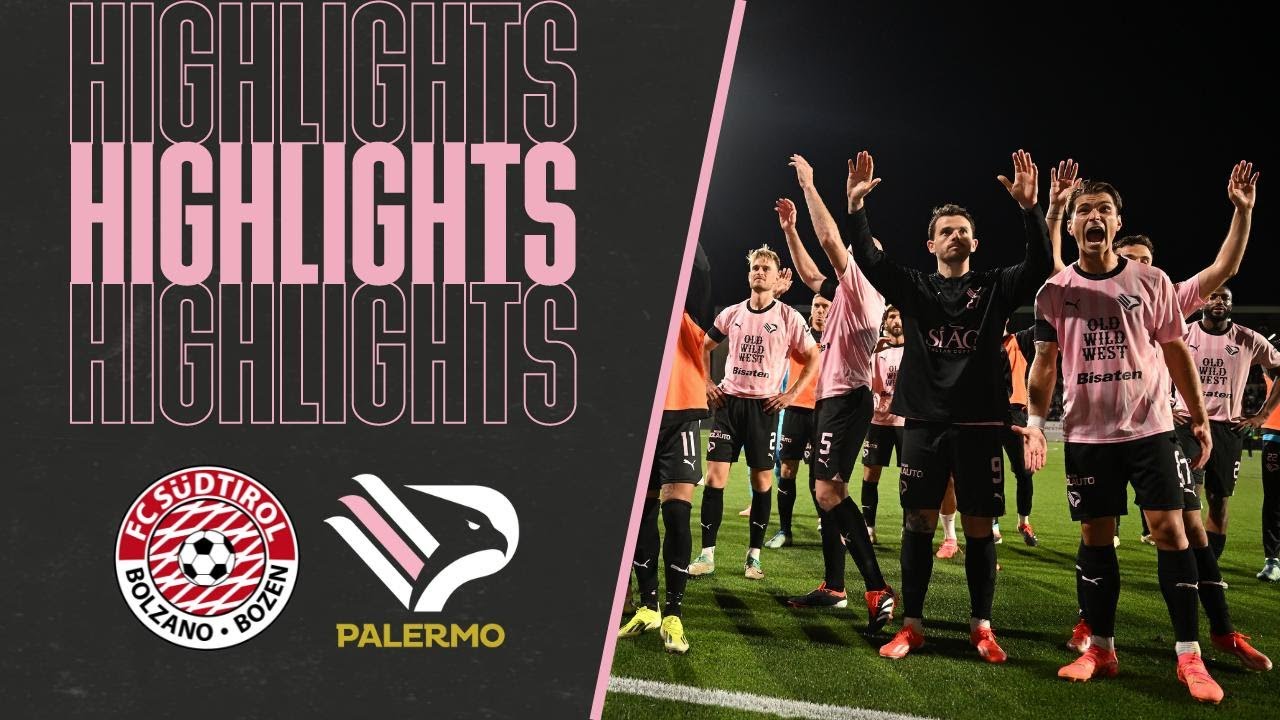 Sudtirol-Palermo: gli HIGHLIGHTS  del match