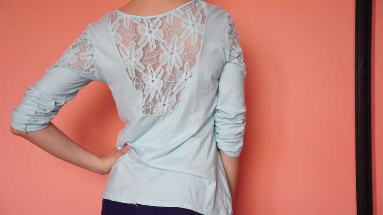 CIEKAWE BLUZECZKI KORONKA KOLORY 100% BAWEŁNA