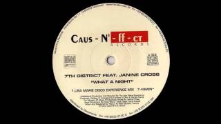 7th District Feat. Janine Cross - What A Night (Lisa Marie Disco Experience Mix) (2000)