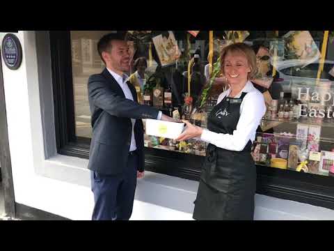 Winner of the 8kg Visser Chocolate Egg