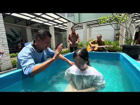 Baptisan selam GBI TABERNACLE OF DAVID 2 an VERA STEPHEN