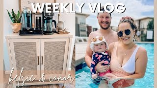 VLOG | Whole 30 Week1-2 | New Coffee Station | Amazon Baby & Mama Haul | Kelsie & Conor