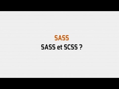 CSS Maintenable avec SASS et Compass 9 14 Différence entre SCSS et SASS