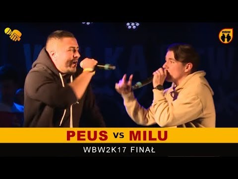 Milu 🆚 Peus 🎤 WBW 2017 Finał (freestyle rap battle)
