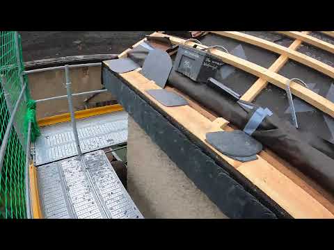 Schiefer Schuppendeckung an Dachkasten - Teil 2 - Dachdecker in der Nähe von Grimma