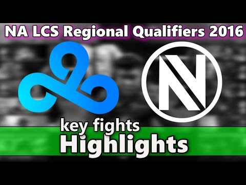 Cloud9 vs Team EnVyUs Highlights NA LCS Regional Qualifiers 2016