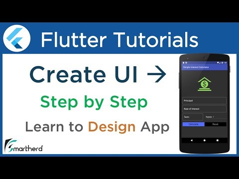 Flutter Design UI for Simple Interest Calculator App Flutter Tutorial with Dart 3 5