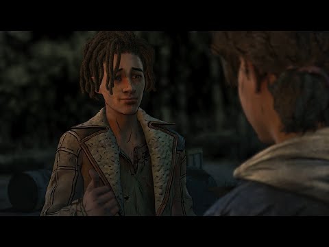 The Walking Dead Season 4 Episode 4 - Tongueless Louis saves Clem + Minnie gets bit by Walkers