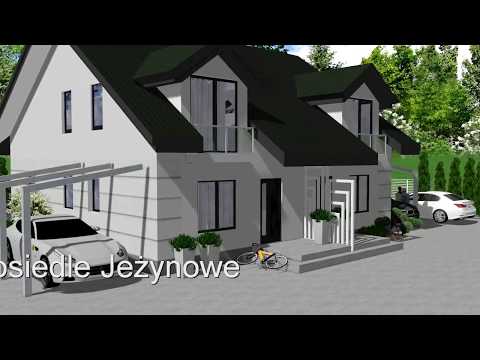 wizualizacja - osiedle Jeżynowe w Tarnowie dzielnica Krzyż - domy na sprzedaż