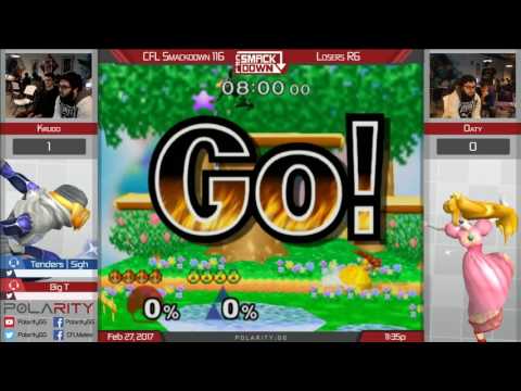 CFL Smackdown 116 Melee - Krudo (Sheik) vs Oaty (Peach) - Losers R6