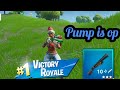 De Pump Shotgun is op!! -  fortnite battle royale