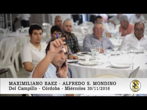 30-11-16 - Maximiliano Baez - Alfredo S. Mondino - Del Campillo, Córdoba