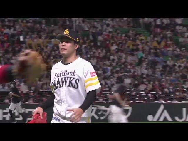 【7回表】ホークス・藤井皓哉 2者連続三振含む3者凡退に抑える!! 2022年6月24日 福岡ソフトバンクホークス 対 北海道日本ハムファイターズ