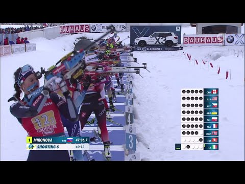 Biathlon WC Hochfilzen 14.12.2019 - Women's 4 x 6 km Relay (German)