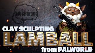 Clay Sculpting Lamball from PalWorld