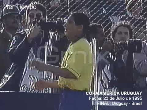 Uruguay vs Brasil - Final Copa America 1995 (Partido Completo + Penales) Relator uruguayo.