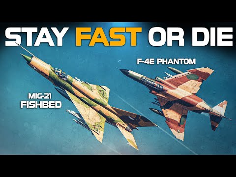 Speed Is Your Friend | F-4E Phantom Vs Mig-21 Fishbed DOGFIGHT | Digital Combat Simulator | DCS |