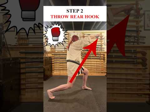 How To Do BOXING FOOTWORK + HOOK 🥊 #Shorts #MMA #Boxing