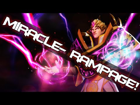 Miracle- 8633MMR Top 1 Europe Rampage Invoker Dota 2