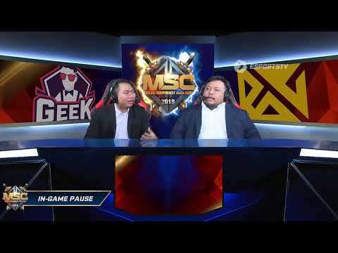 Geek Fam VS Bren E-sport Game 1 Group A  MSC 2019 MOBILE LEGENDS